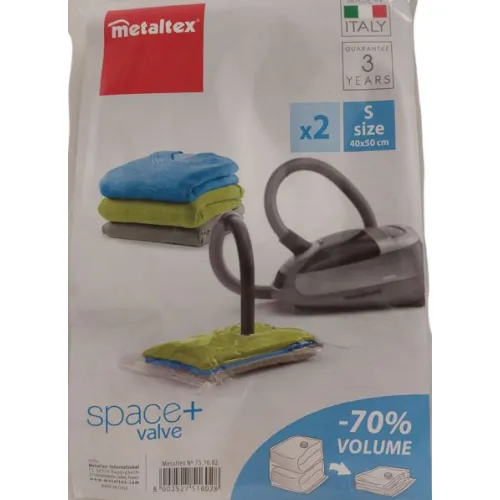 Metaltex Vacuümverpakking kledinghoes S 40x50 cm